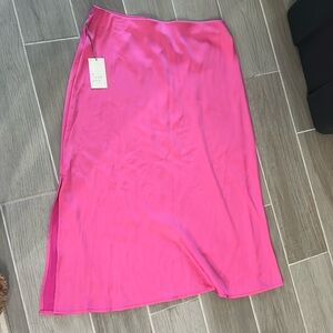 NWT Pink Midi Skirt